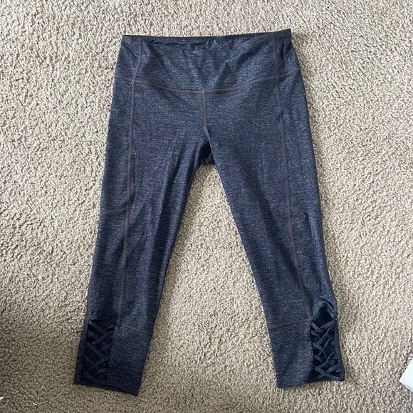 Athleta Heathers Grey Leggings - Picture 1 of 3